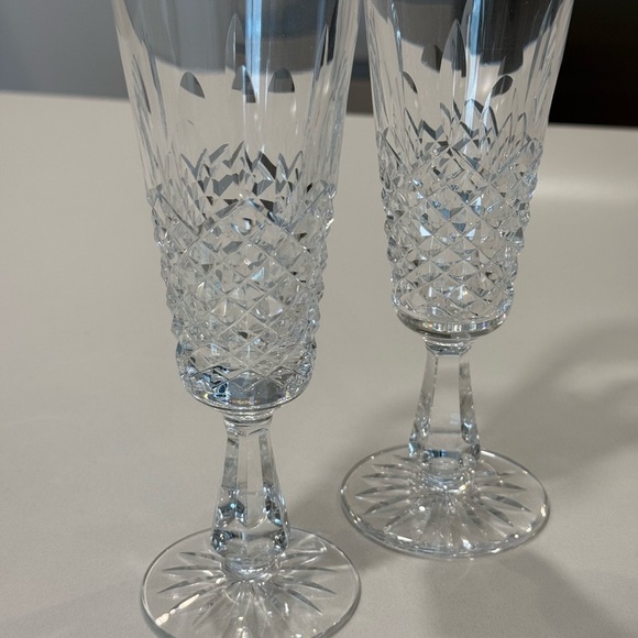 Waterford Crystal Clear Champagne Glasses - Picture 3 of 9